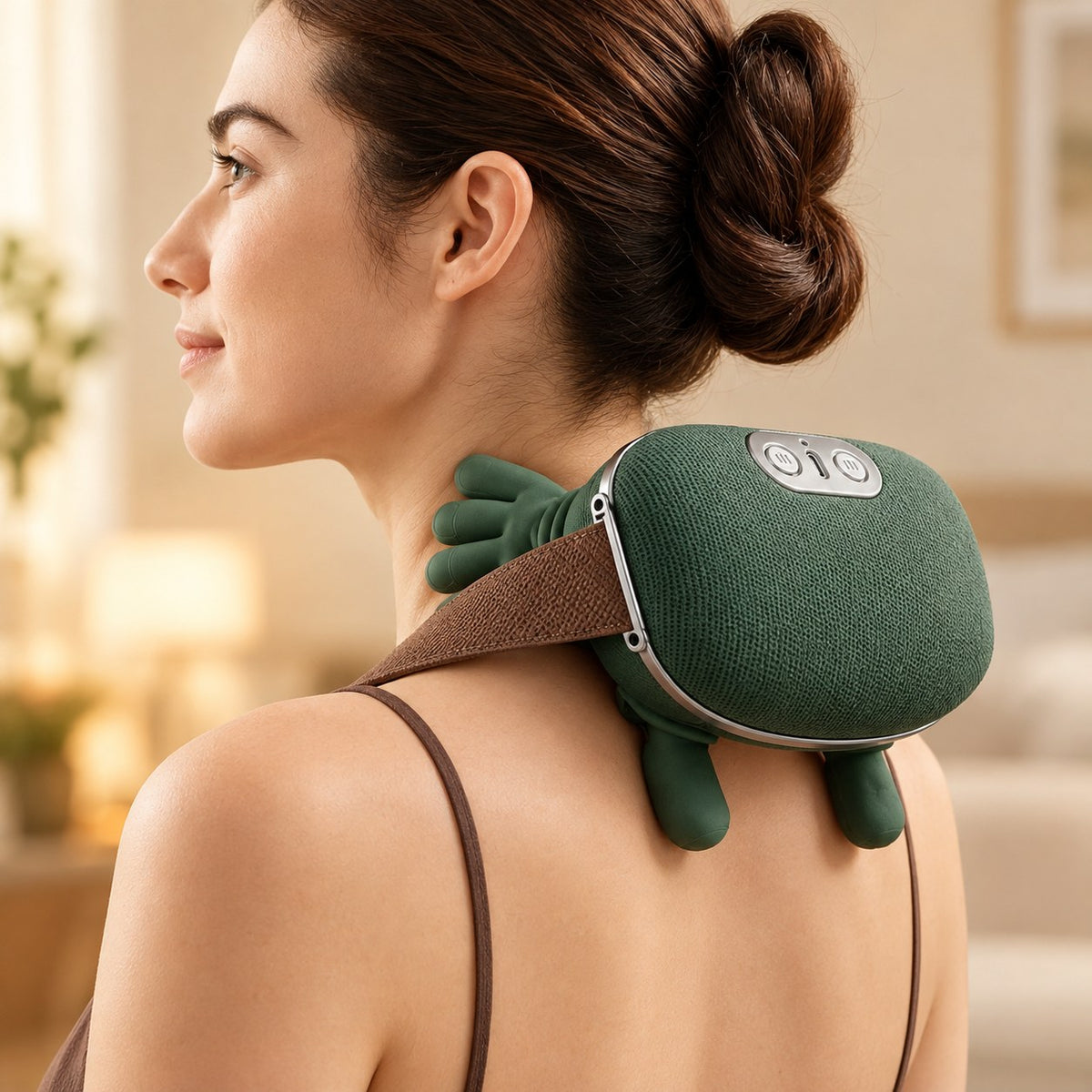 EagerMinds Massaggiatore Cervicale 4D Wireless