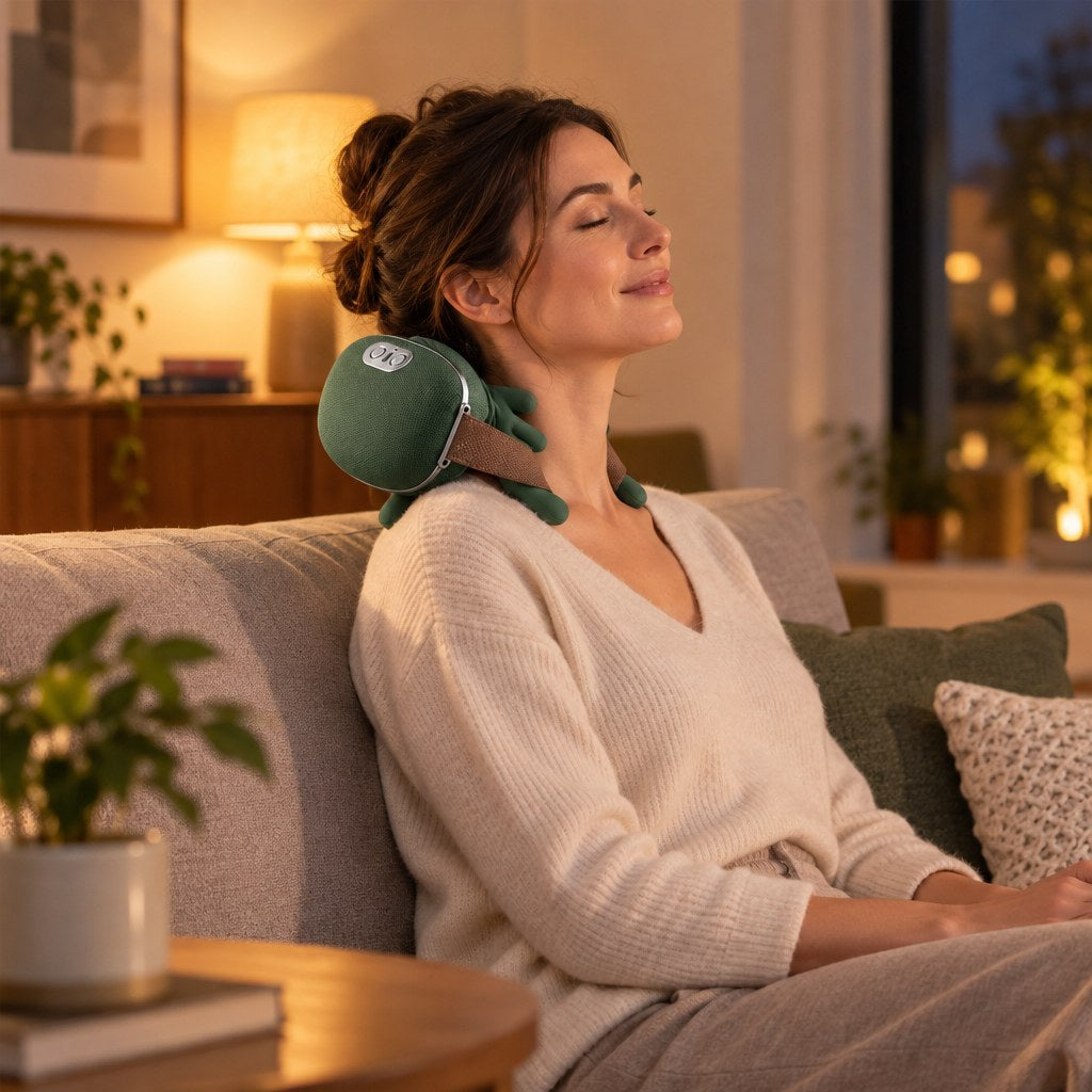 EagerMinds Massaggiatore Cervicale 4D Wireless
